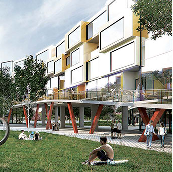 Apartment blocks